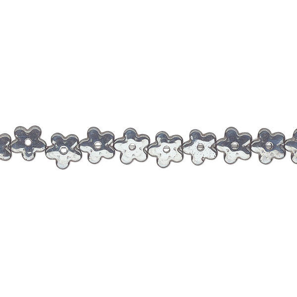 Bead, Hemalyke™ (manmade), 6mm flower. Sold per 16-inch strand. image number 0
