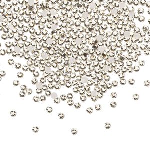 Flat back 1440pk light gold quartz foil back, Preciosa MAXIMA Czech crystal rhinestone 1.7-1.9mm chaton rose round SS5