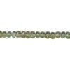 Green apatite 1pkg1, hand-cut faceted rondelle bead natural, 15.5-16 inch graduated 4x1mm-6x3mm image number 1