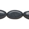 Blackstone 1pkg1, flat-sided puffed oval bead, 15 inch 24x14mm-25x15mm image number 0