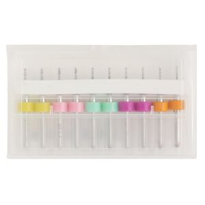 Drill bit 1pkg1, high speed steel, 1-1/2 inches with 1/8 inch shank and 0.7mm-1.2mm twisted bits. 10-piece set.