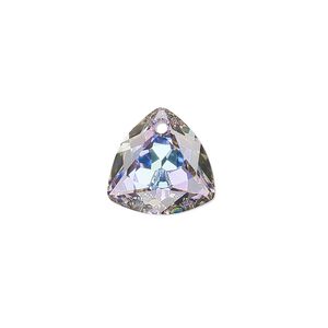 Drop 1pk crystal vitrail light P, Crystal Passions® 14.5mm pendant trilliant cut 6434