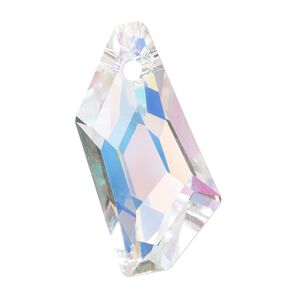 Focal 1pk translucent crystal AB, Celestial Crystal® 36x21mm stellar