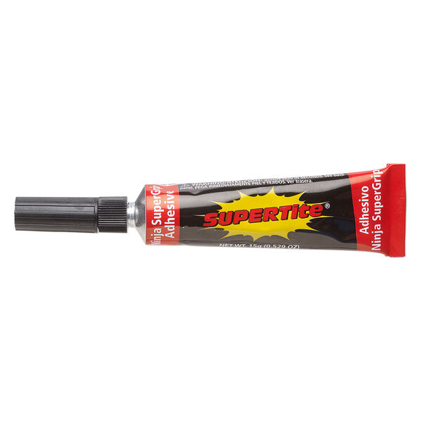 Adhesive, SUPERTite®, SuperGrip Adhesive, clear. Sold per 15-gram tube. image number 0