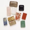 Multi-gemstone 1pkg10, half-drilled puffed / flat / rounded flat rectangle drop mix 23x16mm-36x20mm image number 1