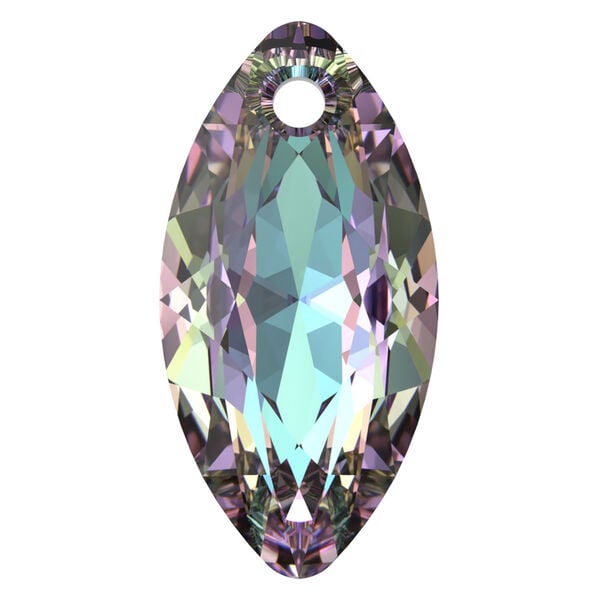 Drop 1pkg1 crystal vitrail light P, Crystal Passions&reg; 16mm pendant marquise cut 6437 image number 0