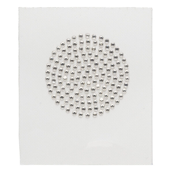 Iron-on transfer 1pk crystal clear, Preciosa Czech crystal 35mm circle image number 0