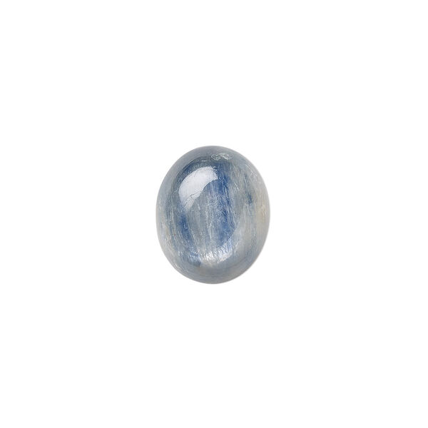 Cabochon, kyanite (stabilized), 12x10mm calibrated oval, C grade, Mohs hardness 4 to 7-1/2. Sold individually. image number 0