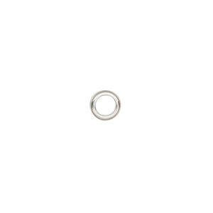 Bead 1pkg1, sterling silver, 6x2mm rondelle.