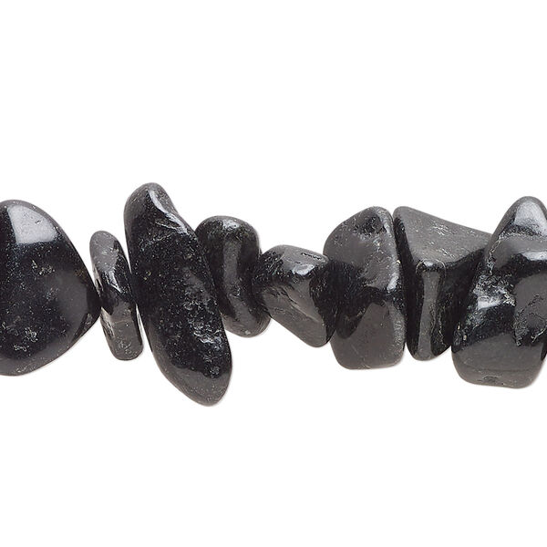 Bead, blackstone (dyed), large chip, Mohs hardness 6-1/2 to 7. Sold per 15-inch strand. image number 0