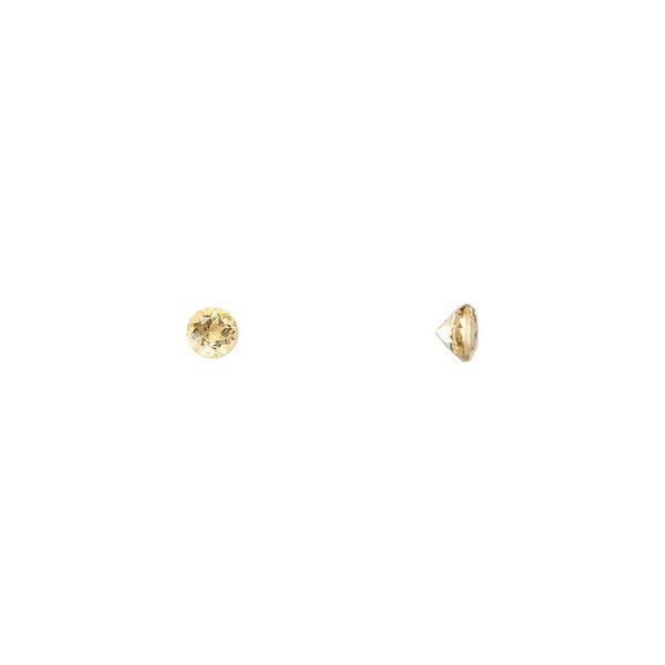 Citrine 1pkg4, hand-cut faceted round gem 3.5mm image number 0