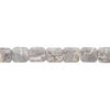 Pink-grey marble 1pkg1, puffed rectangle bead natural, 15 inch 24x18mm-28x23mm image number 1
