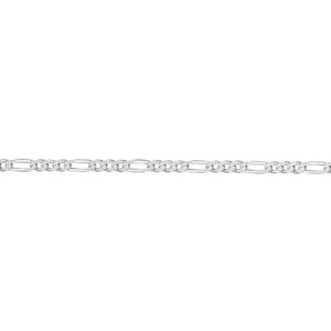 Chain 1pkg1 sterling silver figaro, 1.7mm, Gossamer™ 5 foot unfinished