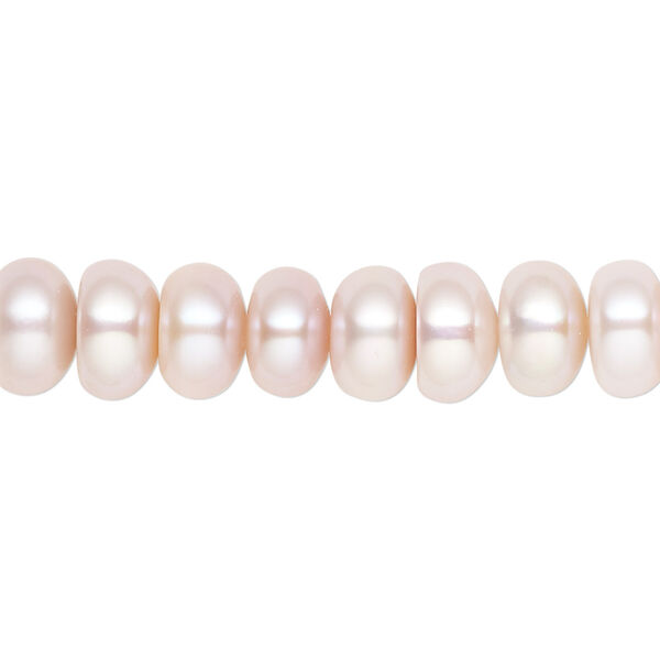 Freshwater pearl 1pkg1, button bead natural C grade, 14 inch 9mm cultured image number 0
