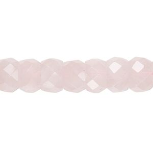 Rose quartz 1pkg1, tumbled faceted rondelle bead natural 15.5-16 inch 10x7mm