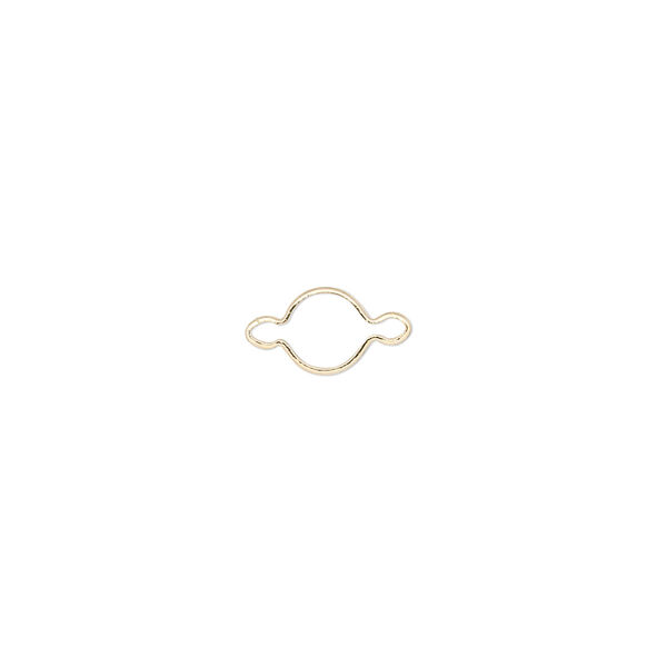 Link, Wrap-Tite®, 14Kt gold, 5mm round setting. Sold individually. image number 0