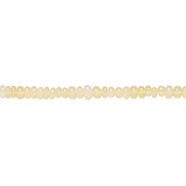 Ethiopian opal 1pkg1, hand-cut rondelle bead natural 14 inch 2x1mm-3x2mm image number 0