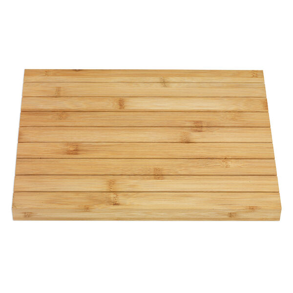 Display, earring card holder, bamboo, 2 x 10-5/8 x 8-1/4 inch inclined. Sold individually. image number 0