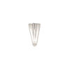Bail, ice-pick, antiqued sterling silver, 14x7mm triangle, 10mm grip length. Sold individually. image number 0