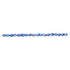 Freshwater pearl 1pkg1, freeform, 14 inch royal blue 10x8mm-13x9mm cultured image number 1