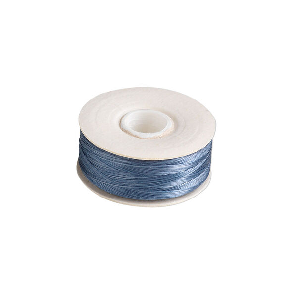 Thread, Nymo®, nylon, royal blue, size OO. Sold per 110-yard bobbin. image number 0