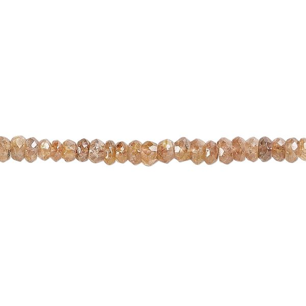 Andalusite 1pkg1, hand-cut faceted rondelle bead natural 15.5-16 inch 4x2mm-5x4mm image number 0