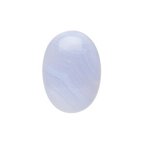 Blue lace agate 1pkg1, calibrated oval cab natural 25x18mm