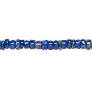 Lapis lazuli 1pkg1, hand-cut heishi bead natural 15.5-16 inch 4x1mm-5x3mm