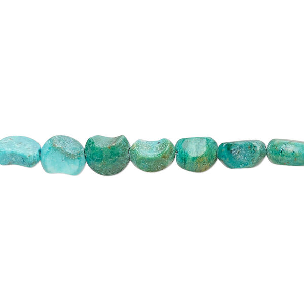 Turquoise 1pkg1, moon bead C- grade, 15.5-16 inch 6x5mm-7x6mm image number 0
