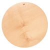 Focal, Korean boxwood (natural), brown, 40-60mm top-drilled round. Sold per pkg of 3 pairs. image number 1