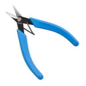 Shears, Xuron®, #9180, serrated high-durability, steel and rubber, black and blue, 5-3/4 inches. Sold individually.