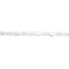 Quartz crystal 1pkg1, hand-cut puffed teardrop bead natural, 13 inch 15x12mm-24x14mm image number 1