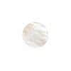 Focal, mother-of-pearl shell (natural), 2-tone, white / brown, 15mm round, Mohs hardness 3-1/2. Sold per pkg of 2. image number 1