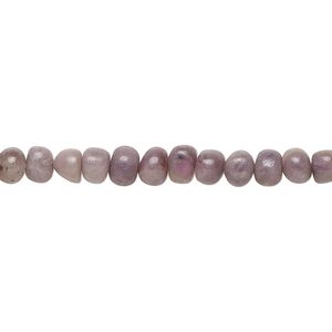 Plum blossom tourmaline 1pkg1, hand-cut pebble bead natural 14 inch small
