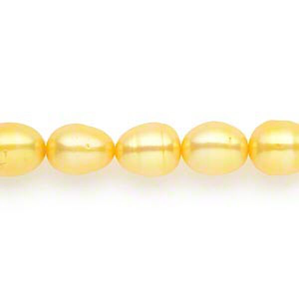 Pearl, cultured freshwater (dyed), mango, 8mm rice. Sold per 15" to 16" strand. image number 0
