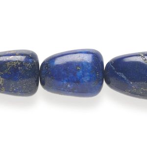 Lapis lazuli 1pkg1, nugget bead 15 inch large