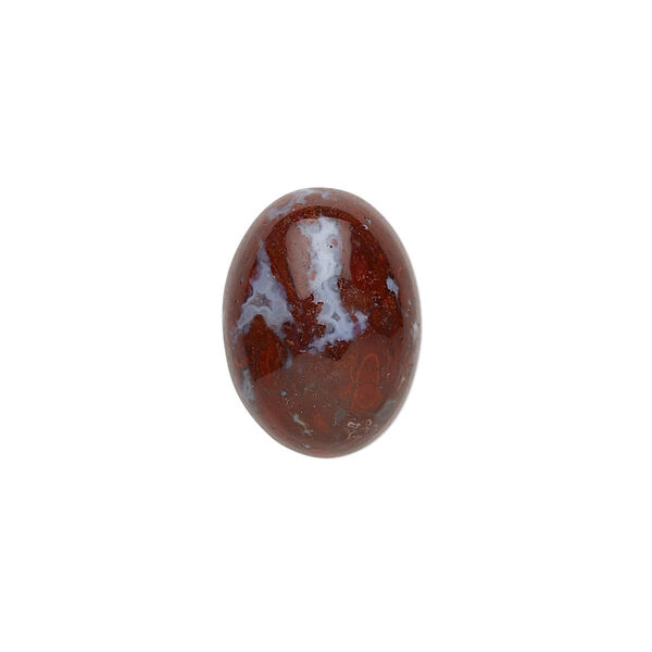 Red lightning agate 1pkg1, non-calibrated oval cab natural B grade, 18x13mm image number 0