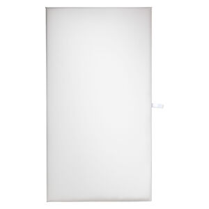 Display pad, leatherette, white, 14 x 7-1/2 x 1/4 inches. Sold individually.