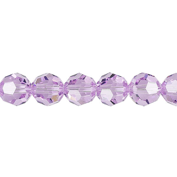 Bead 12pk violet, Crystal Passions® 8mm round 5000 image number 0