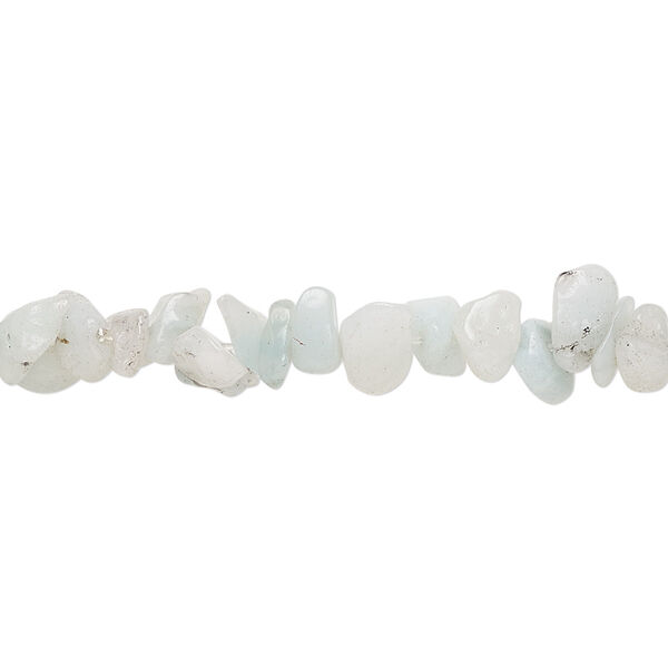Amazonite 1pkg1, chip bead natural B grade, 32 inch medium image number 0