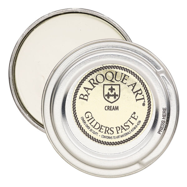 Wax paste, Gilders Paste®, pkg/1-ounce tin, cream. image number 0