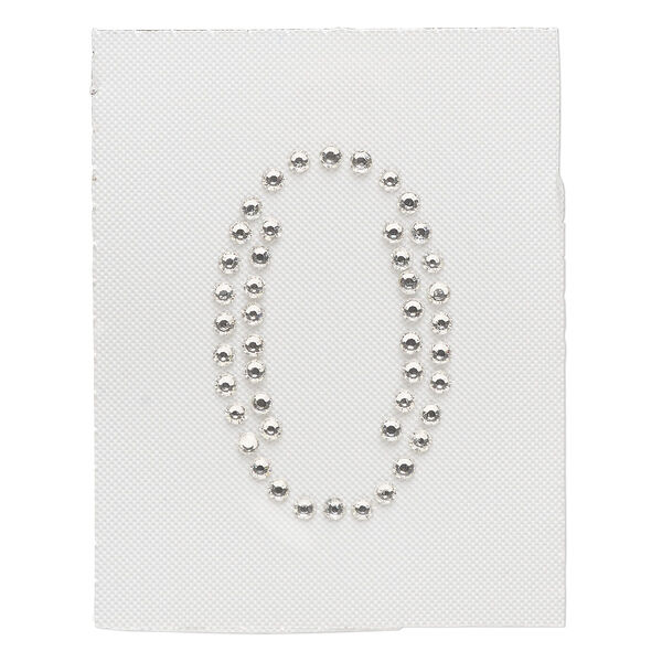 Iron-on transfer 1pk crystal clear, Preciosa Czech crystal 33.5x21mm "0" image number 0