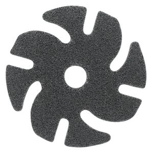 Abrasive disc, 3M™ Scotch-Brite™ EXL Unitized, plastic, brown, fine grit, 3-inch replacement disc for Jooltool™. Sold individually.