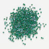 Seed bead, Dyna-Mites&trade;, glass, 1pkg40g, #11 2-cut hex, opaque rainbow pine green (774R 11/0 2CUT) image number 1