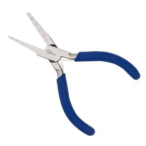 Pliers, EUROTOOL®, AccuLoop™, square looping, steel and rubber, dark blue, 6-1/2 inches. Sold individually.