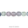 Rainbow fluorite 1pkg1, faceted round bead natural 15.5-16 inch 8mm image number 1
