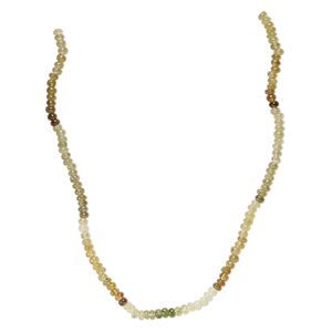 Grossularite garnet 1pkg1, hand-cut rondelle bead natural 13 inch 4x2mm-5x4mm