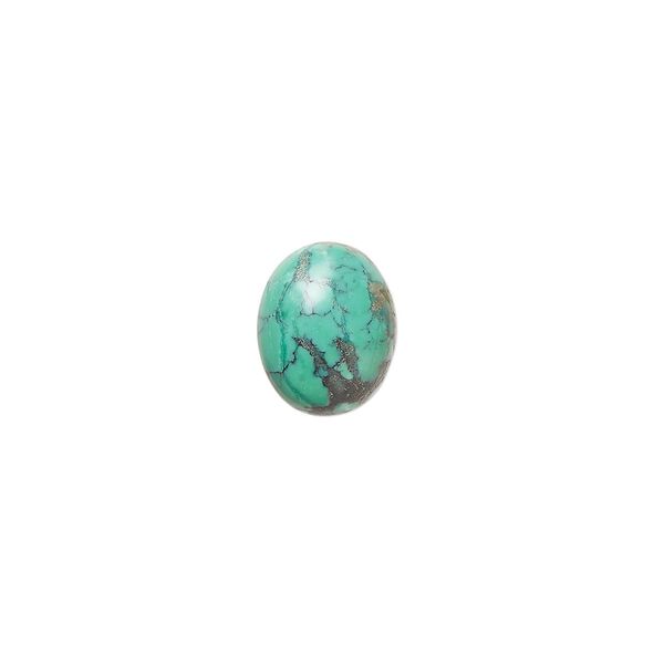 Turquoise 1pkg4, calibrated oval cab 10x8mm image number 0