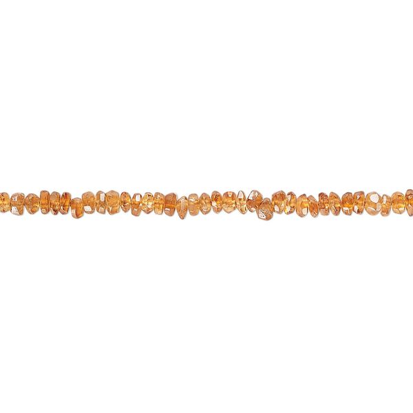 Spessartite 1pkg1, hand-cut faceted rondelle bead natural 18 inch 2x1mm-3x2mm image number 0