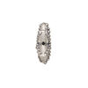 Bead 1pkg1 sterling silver, 19x7mm starfish, electroformed / antiqued JBB Findings image number 1